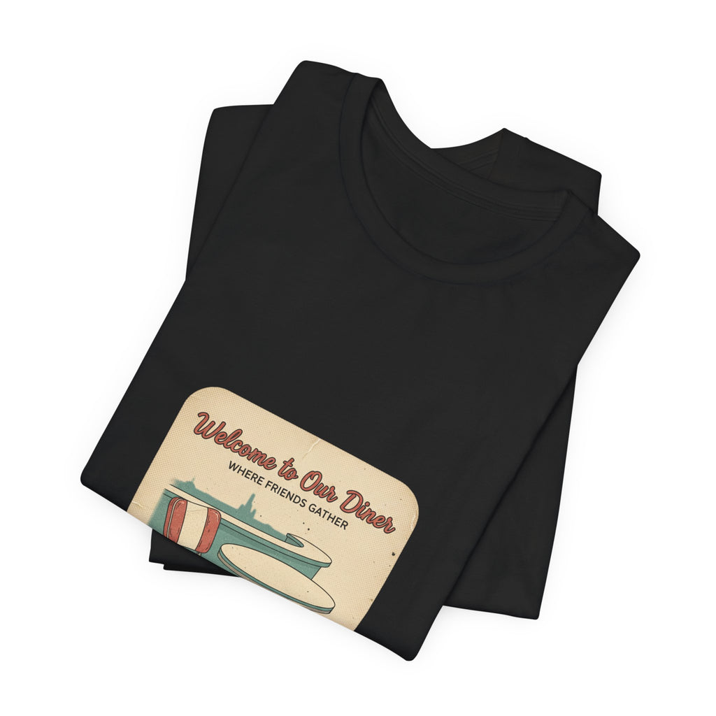 Diner Match Cover Tee | matchbook graphic tee, vintage ephemera art