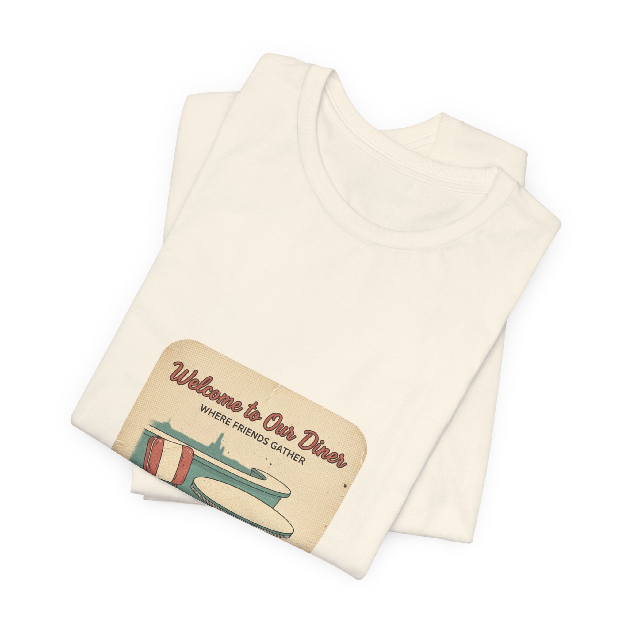 Diner Match Cover Tee | matchbook graphic tee, vintage ephemera art