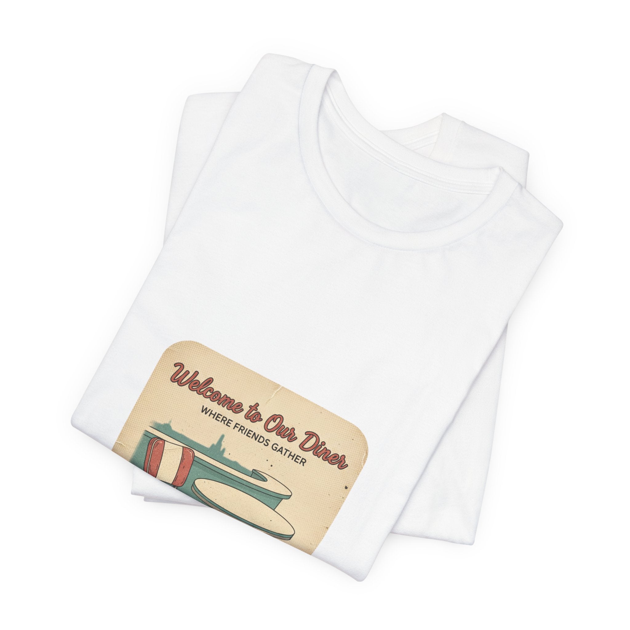 Diner Match Cover Tee | matchbook graphic tee, vintage ephemera art