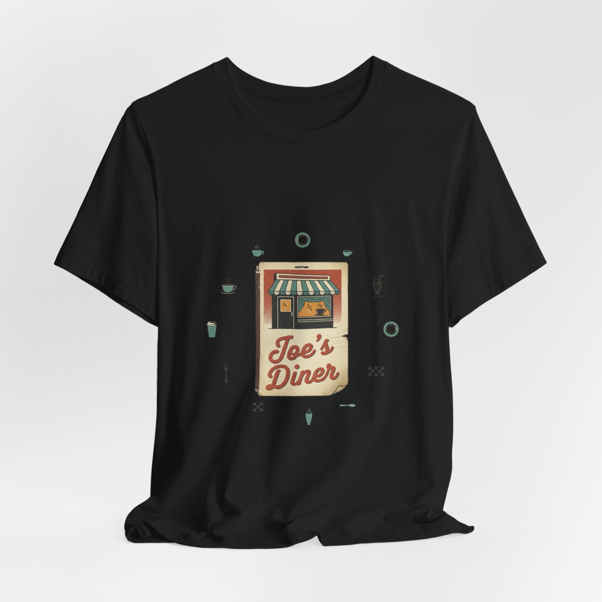 Diner Matchbook Graphic Tee | vintage ephemera art, retro micro ad print