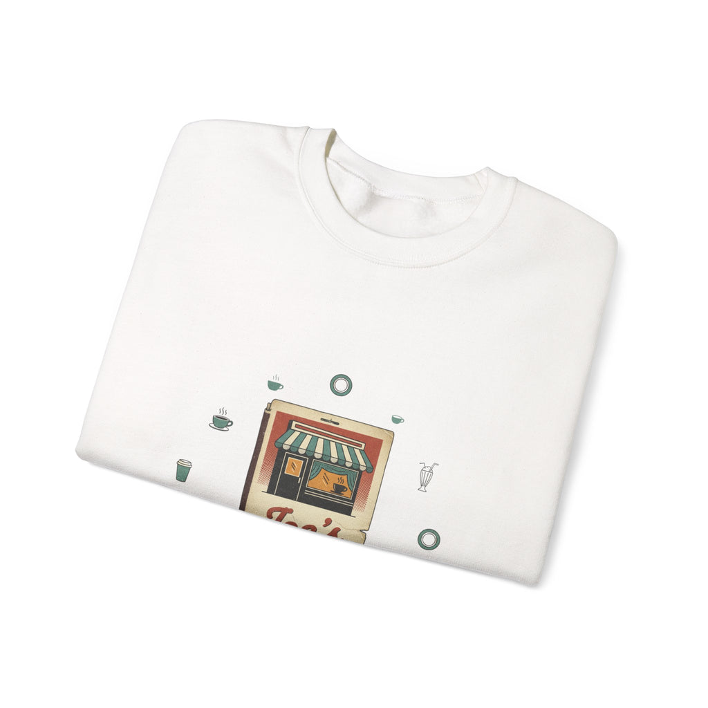 Diner Matchbook Graphic Sweatshirt | vintage ephemera art, retro micro ad print