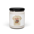 Diner Matchbook Graphic Candle | Vintage Ephemera Coffee Label, Retro Micro Ad