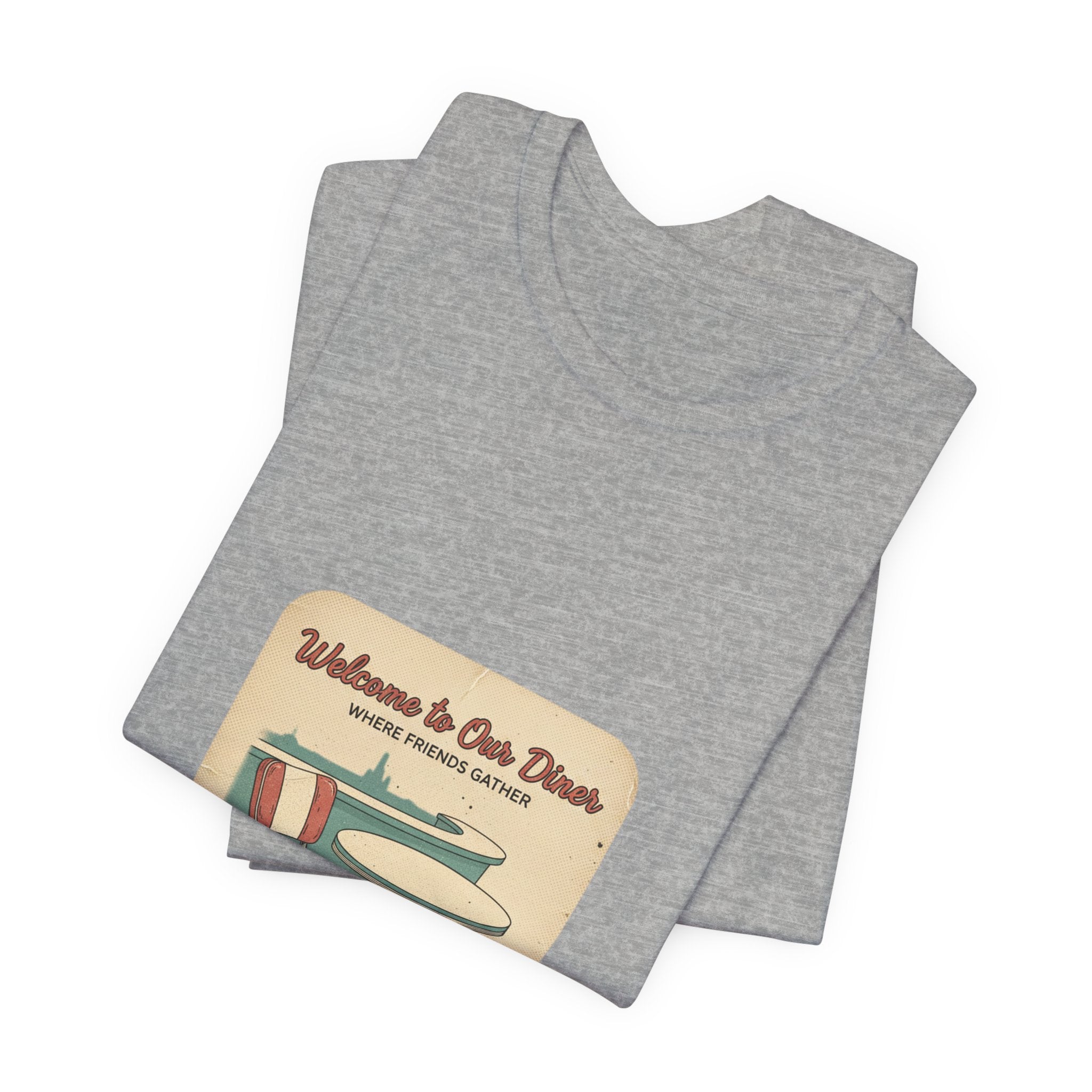 Diner Match Cover Tee | matchbook graphic tee, vintage ephemera art