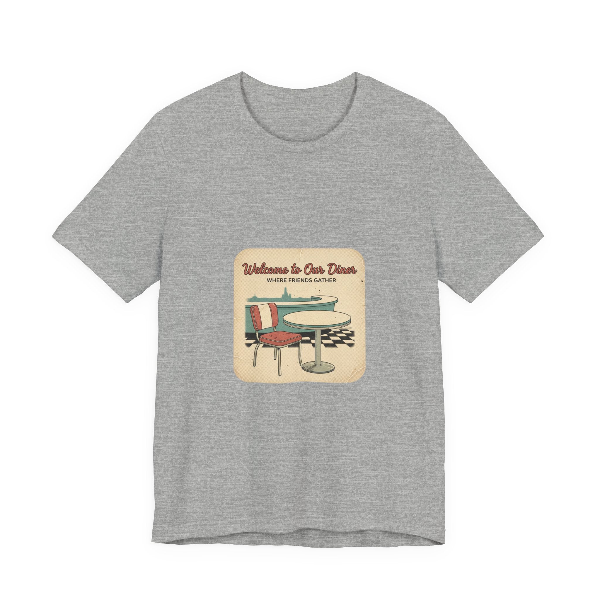 Diner Match Cover Tee | matchbook graphic tee, vintage ephemera art