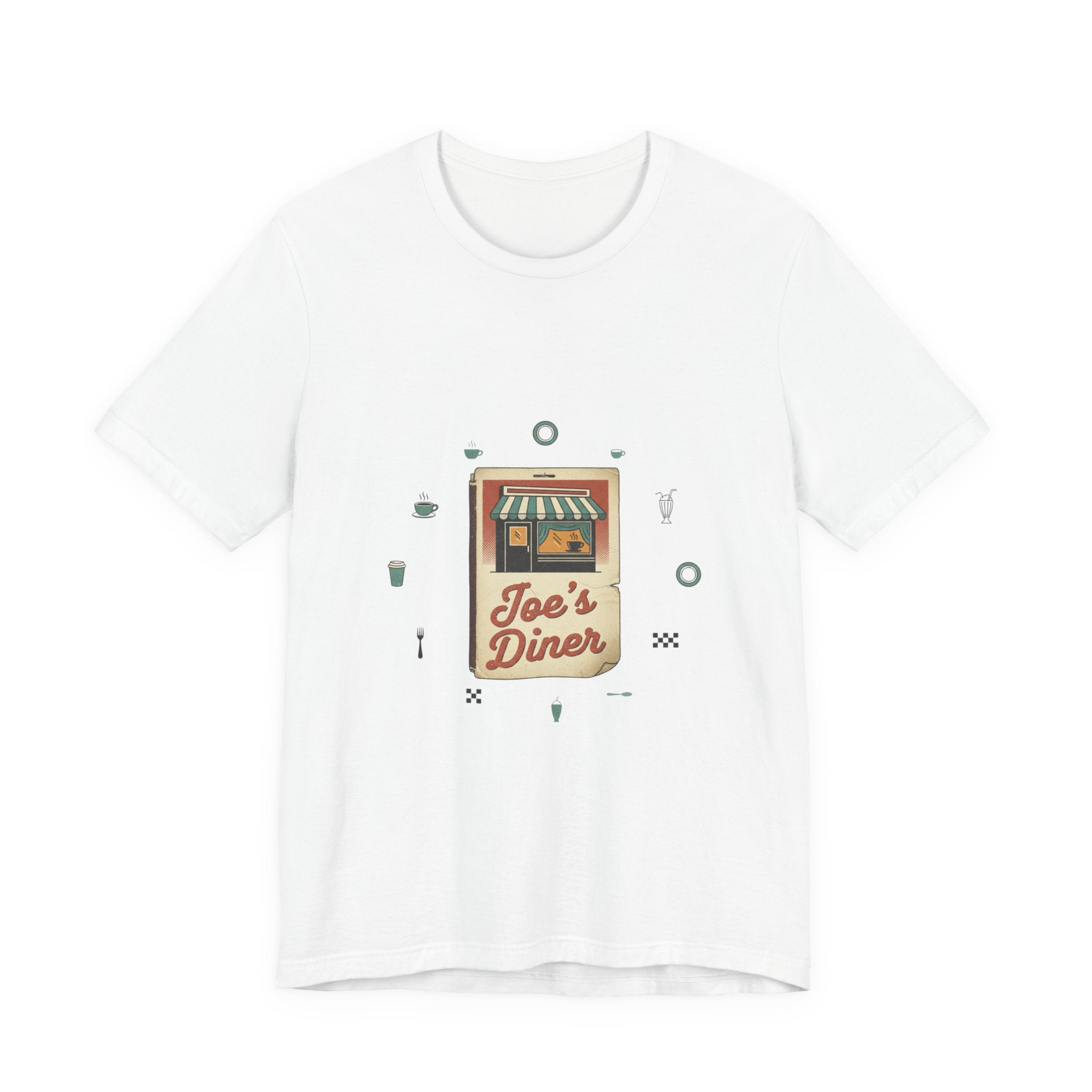 Diner Matchbook Graphic Tee | vintage ephemera art, retro micro ad print