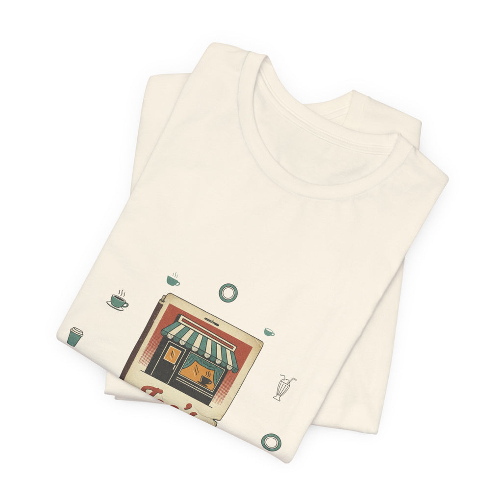 Diner Matchbook Graphic Tee | vintage ephemera art, retro micro ad print
