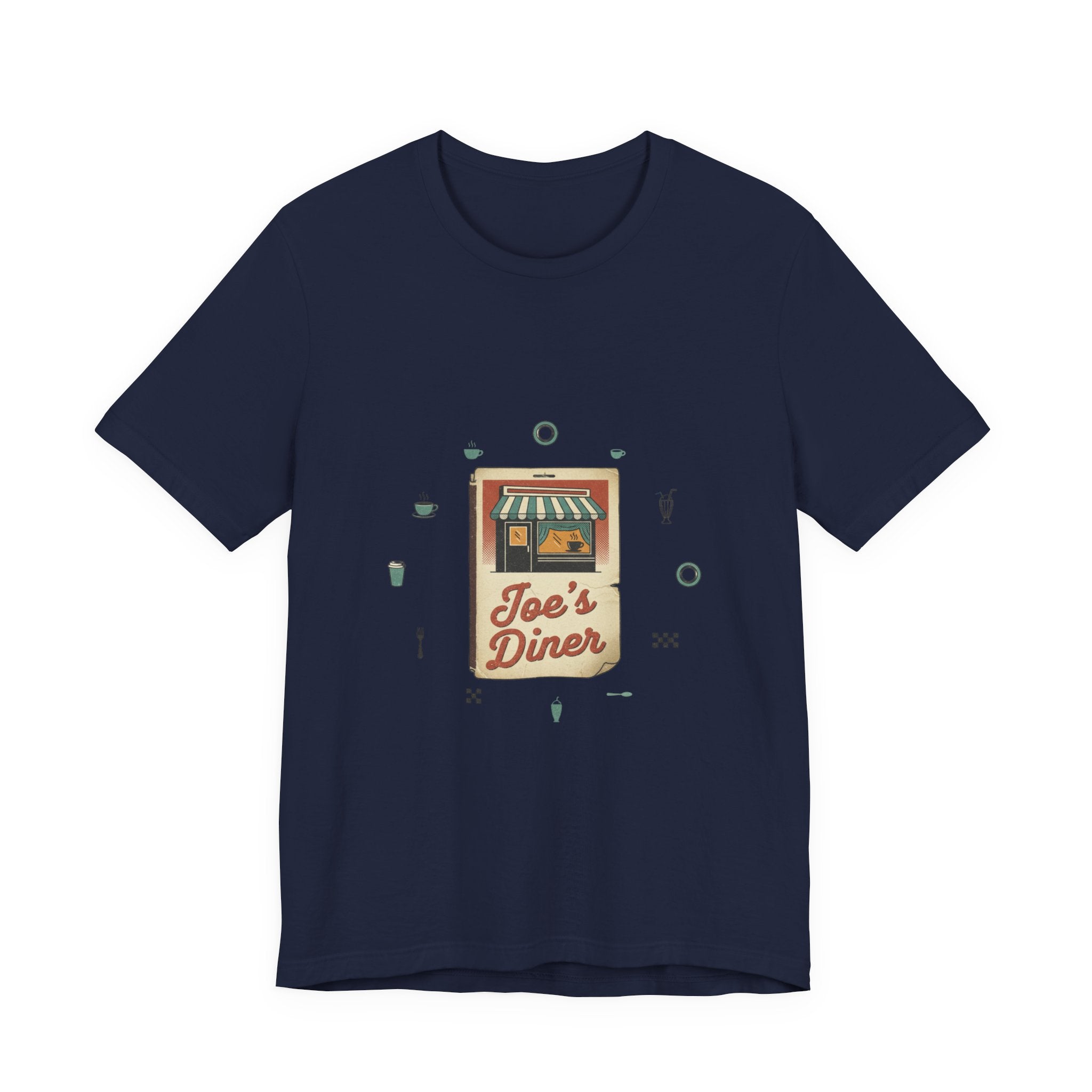 Diner Matchbook Graphic Tee | vintage ephemera art, retro micro ad print