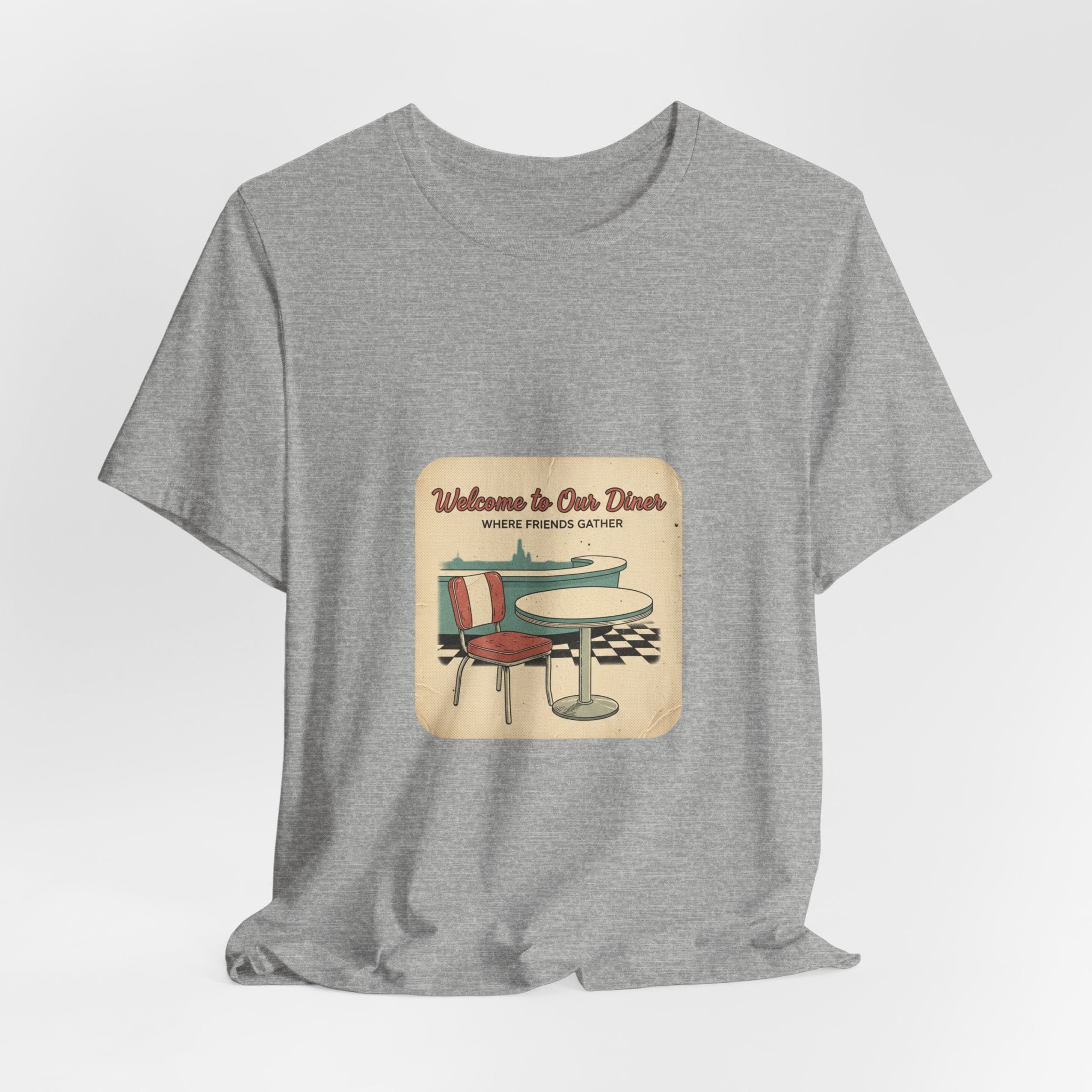Diner Match Cover Tee | matchbook graphic tee, vintage ephemera art