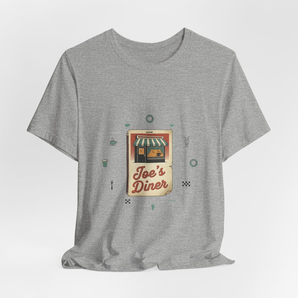 Diner Matchbook Graphic Tee | vintage ephemera art, retro micro ad print