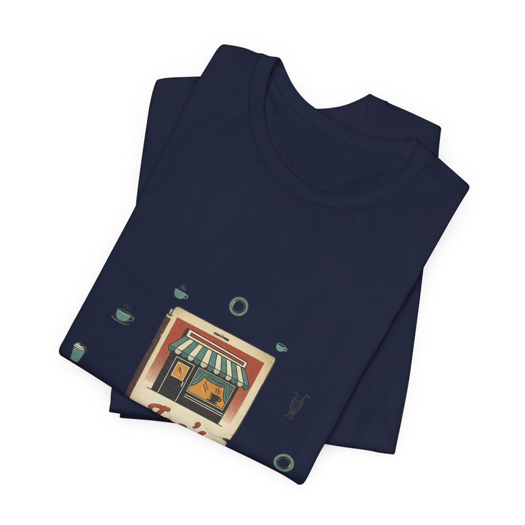 Diner Matchbook Graphic Tee | vintage ephemera art, retro micro ad print