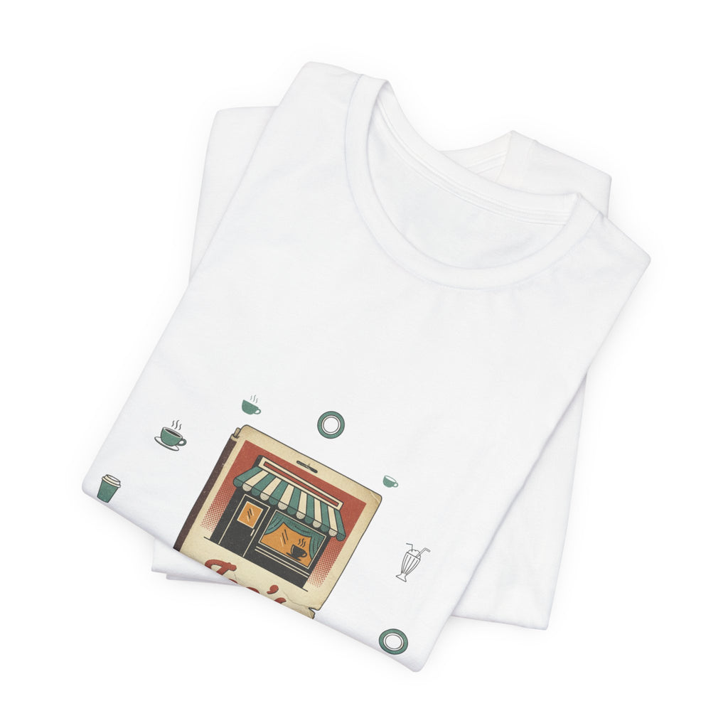 Diner Matchbook Graphic Tee | vintage ephemera art, retro micro ad print