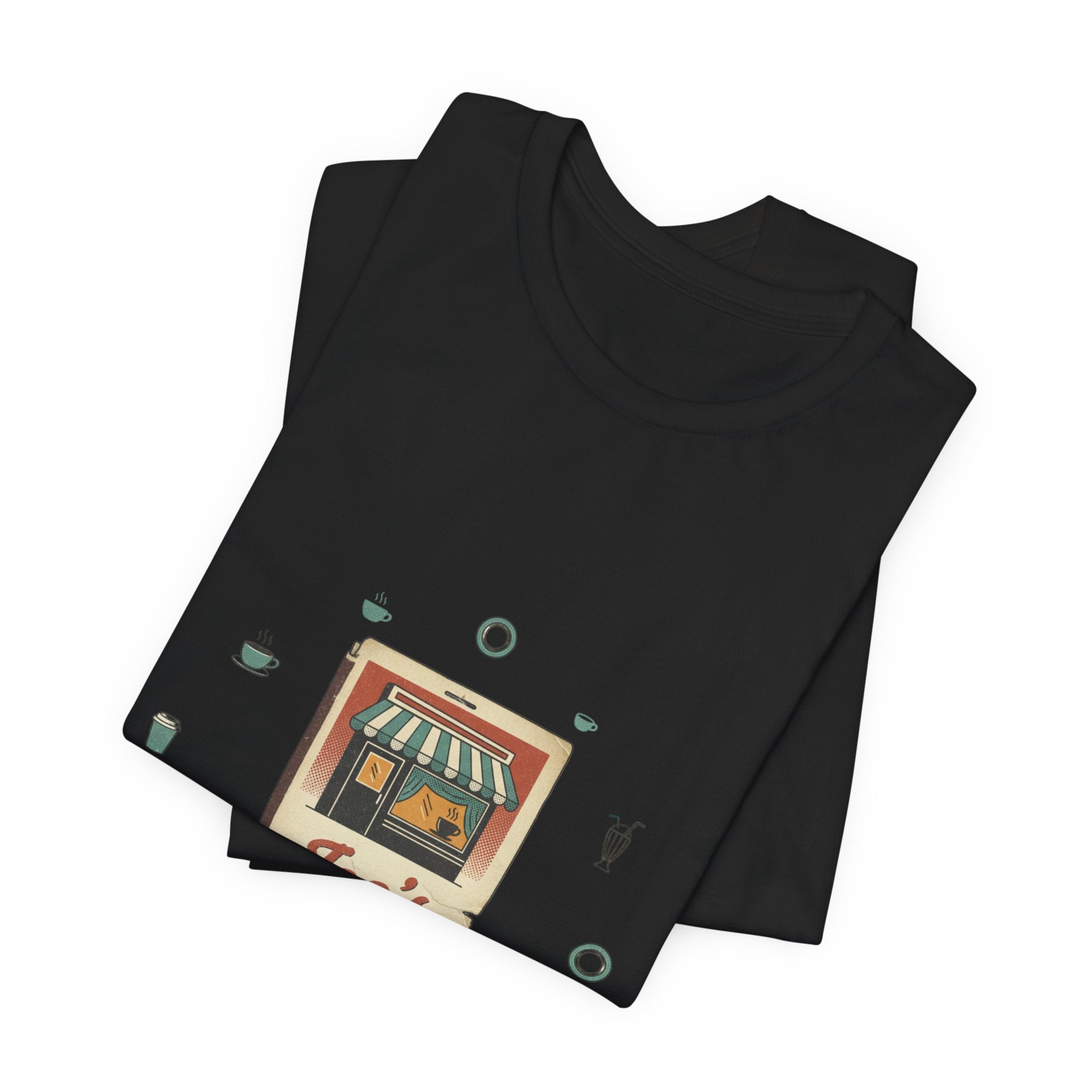 Diner Matchbook Graphic Tee | vintage ephemera art, retro micro ad print