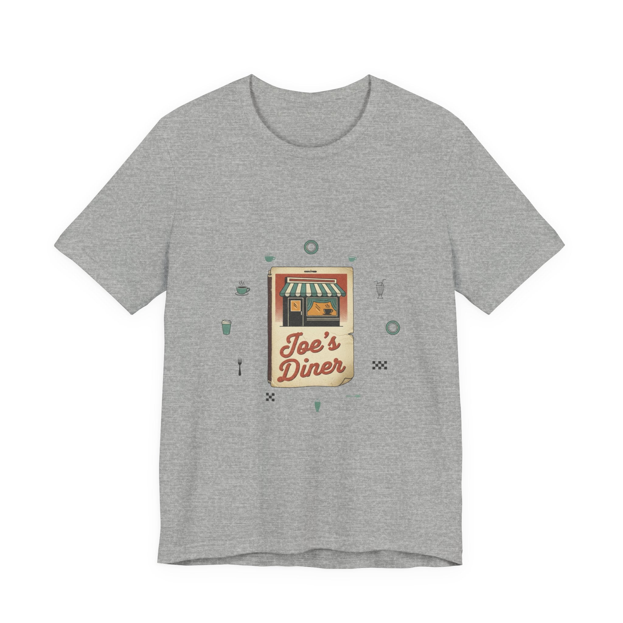 Diner Matchbook Graphic Tee | vintage ephemera art, retro micro ad print