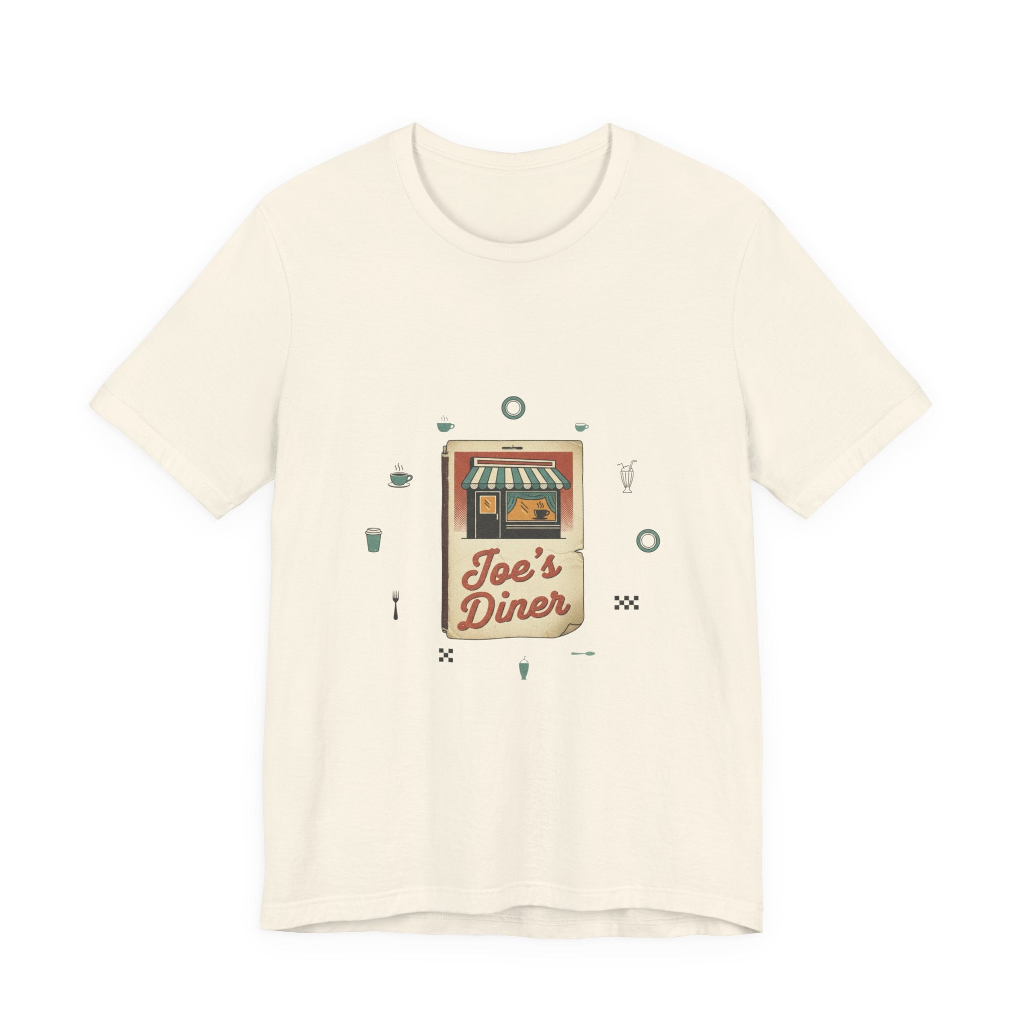 Diner Matchbook Graphic Tee | vintage ephemera art, retro micro ad print
