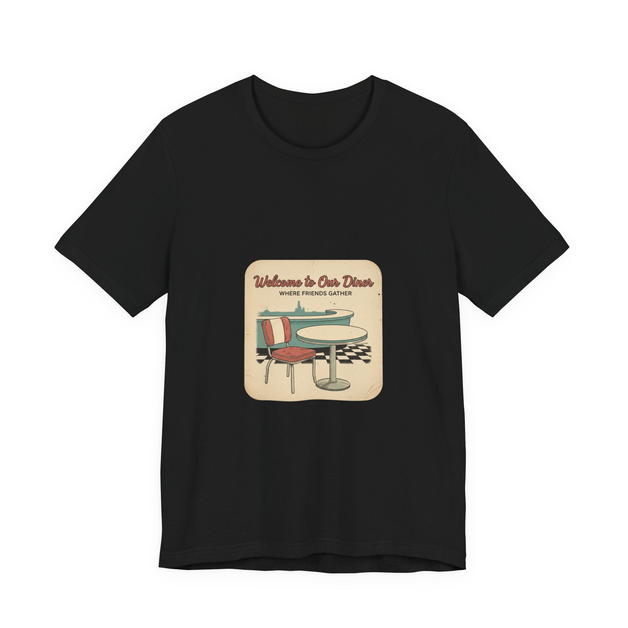 Diner Match Cover Tee | matchbook graphic tee, vintage ephemera art