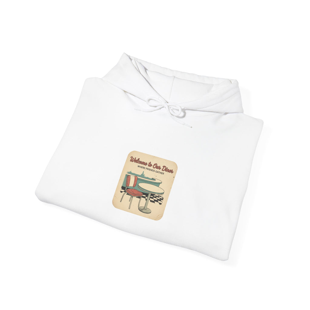 Diner Match Cover Hoodie | matchbook graphic, vintage ephemera art