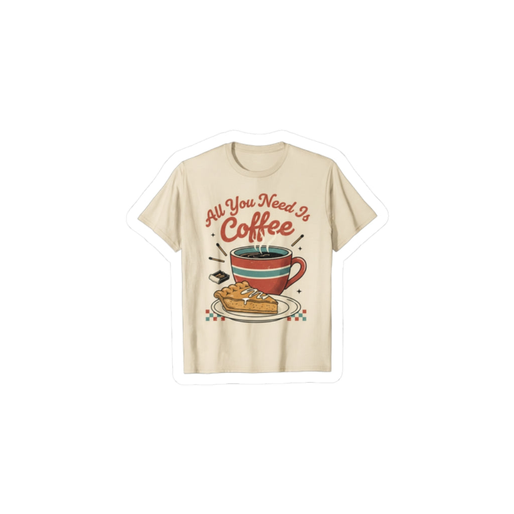 Diner Match Cover Coffee Sticker | vintage ephemera art, retro micro ad