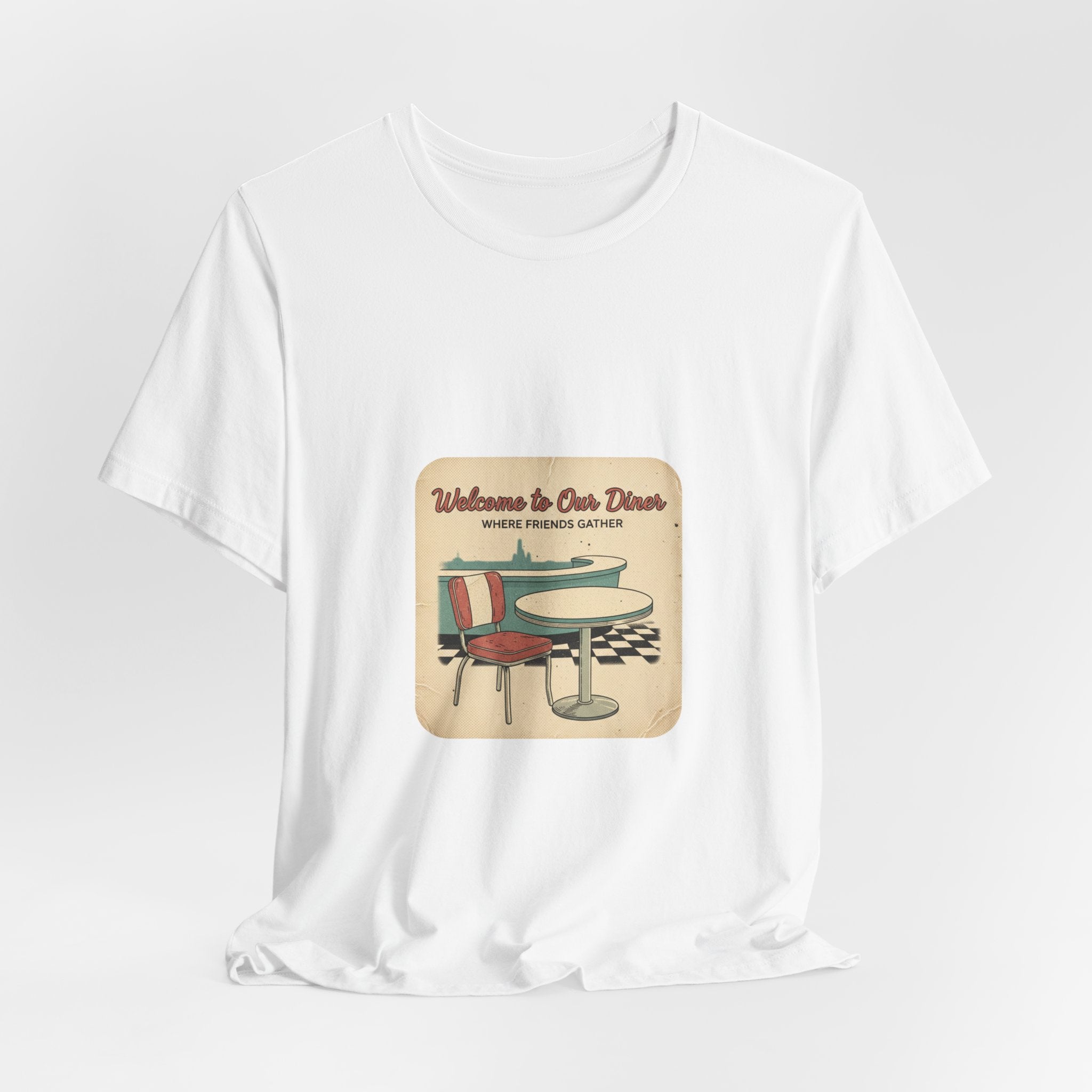 Diner Match Cover Tee | matchbook graphic tee, vintage ephemera art