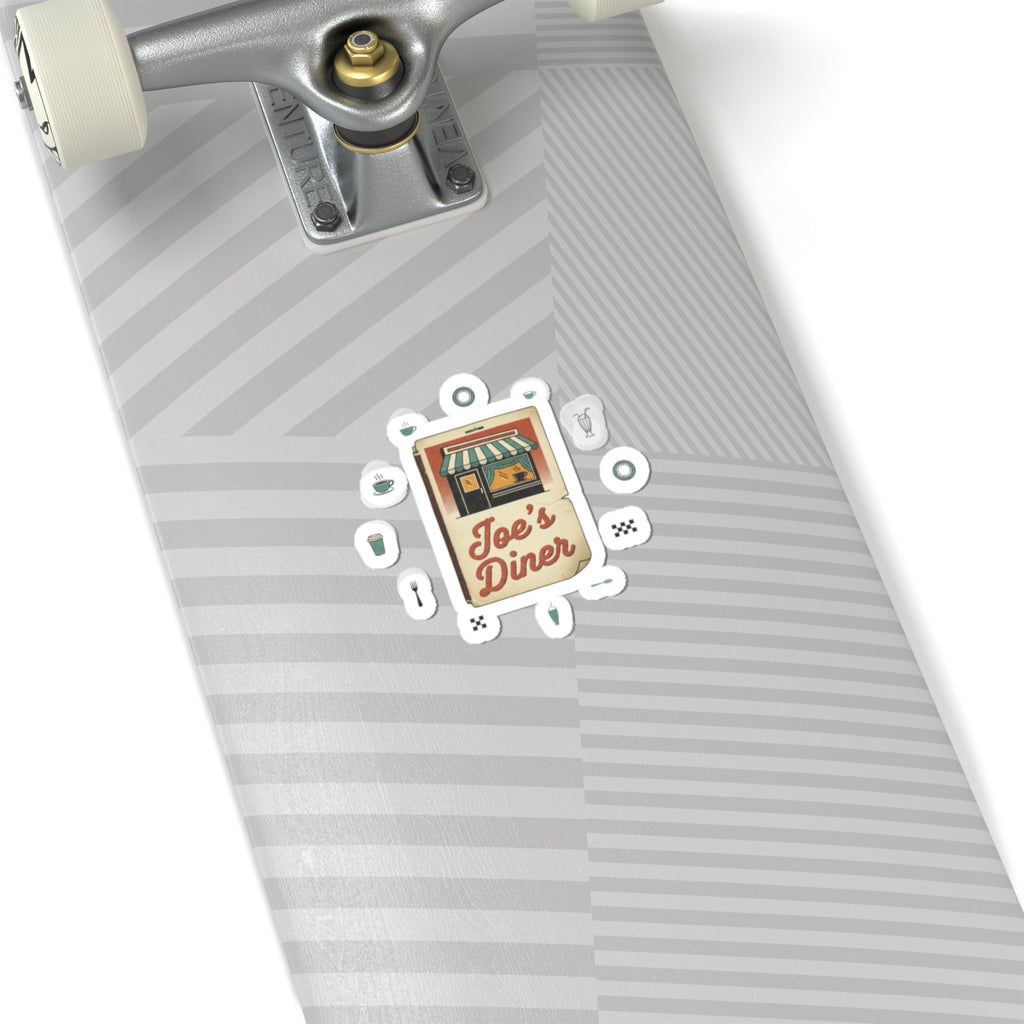 Diner Matchbook Sticker | Vintage Ephemera, Retro Micro Ad Pocket Logo
