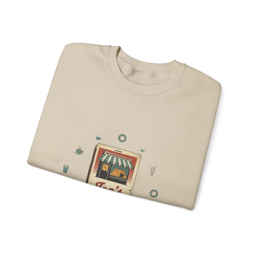 Diner Matchbook Graphic Sweatshirt | vintage ephemera art, retro micro ad print