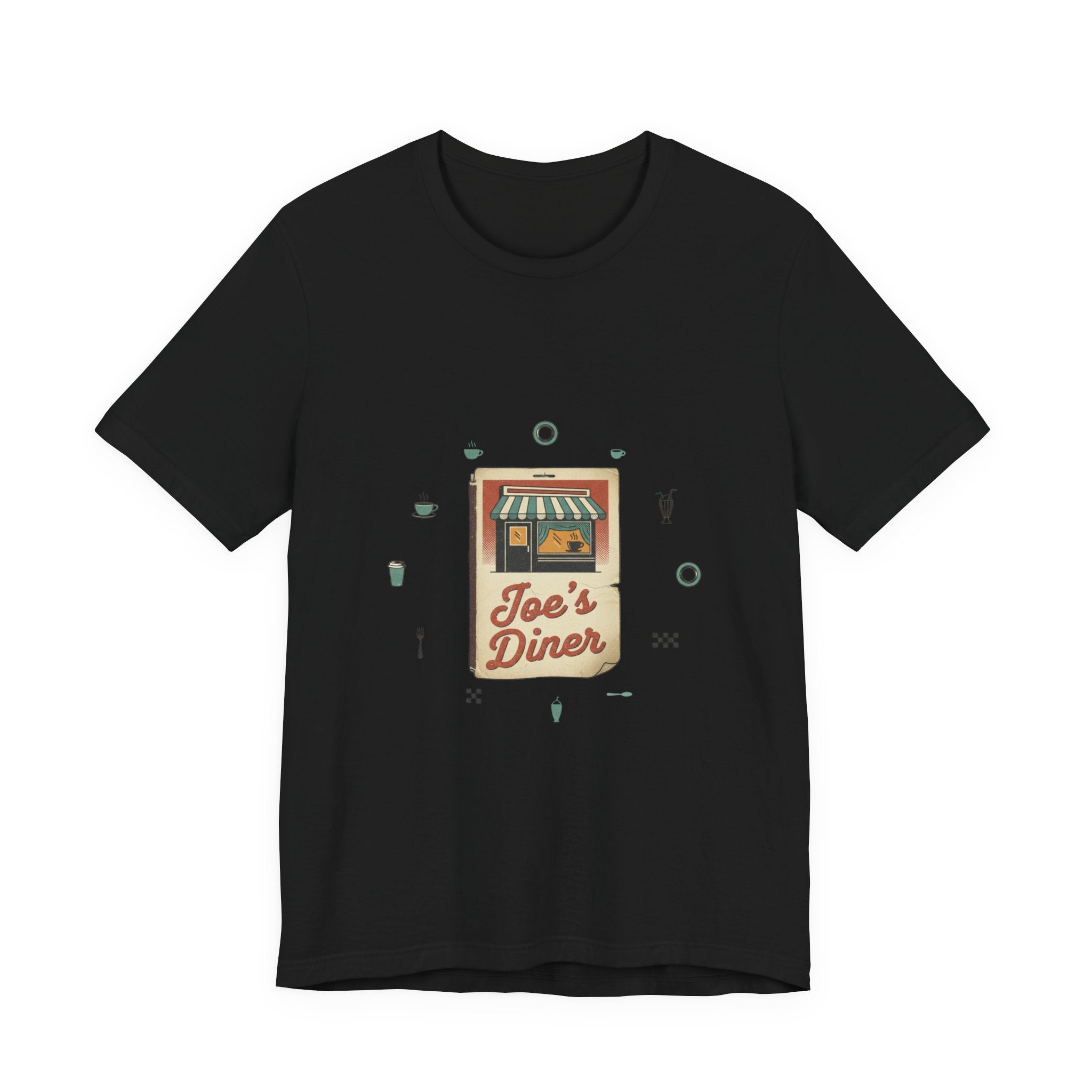 Diner Matchbook Graphic Tee | vintage ephemera art, retro micro ad print
