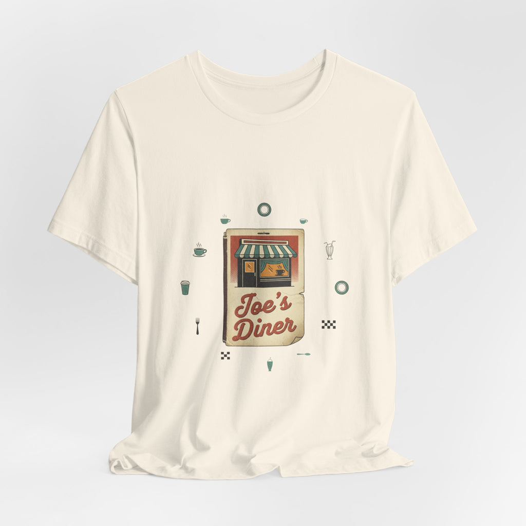 Diner Matchbook Graphic Tee | vintage ephemera art, retro micro ad print