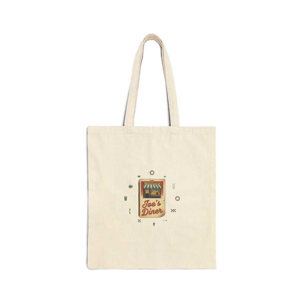 Diner Matchbook Graphic Tote | vintage ephemera art, retro micro ad print