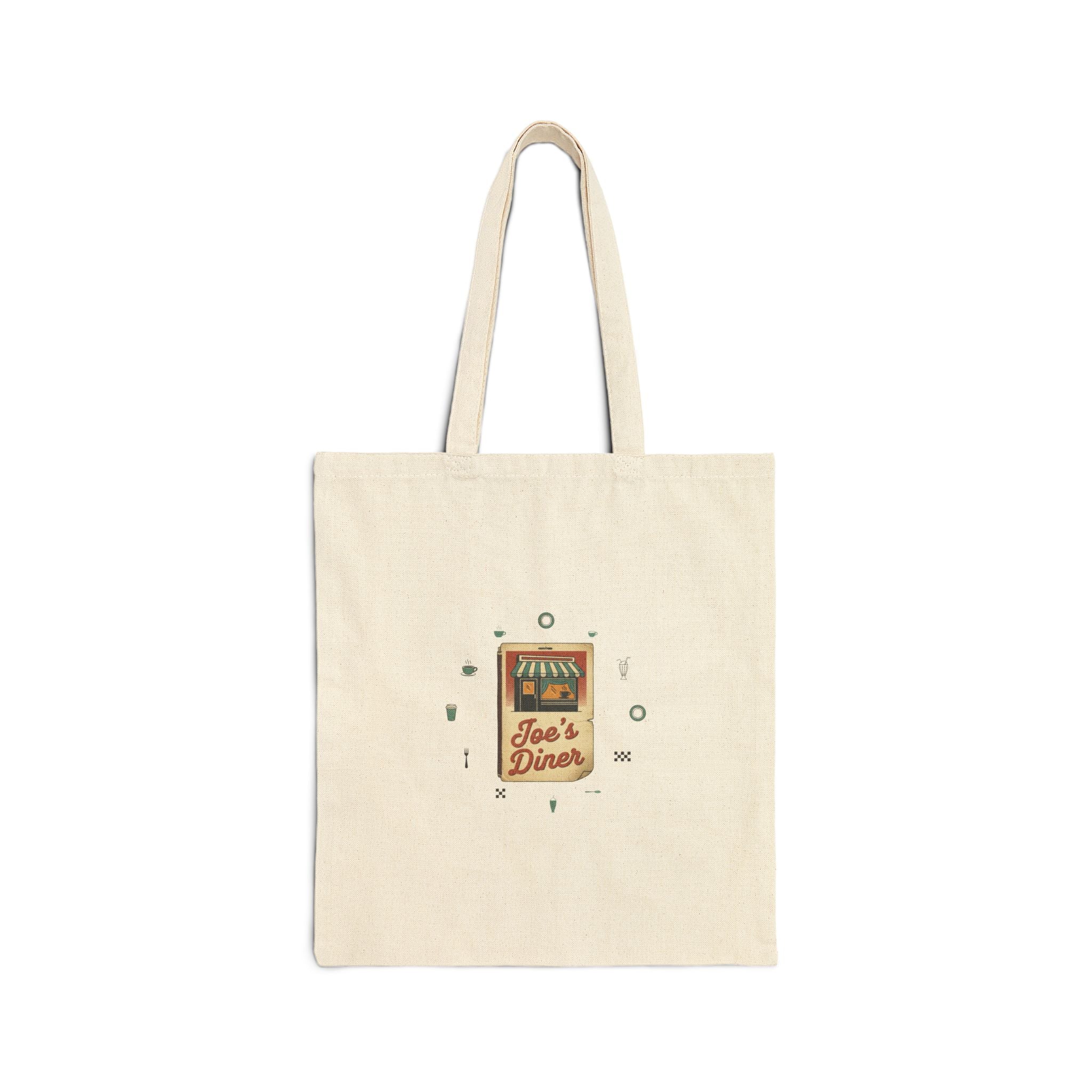 Diner Matchbook Graphic Tote | vintage ephemera art, retro micro ad print