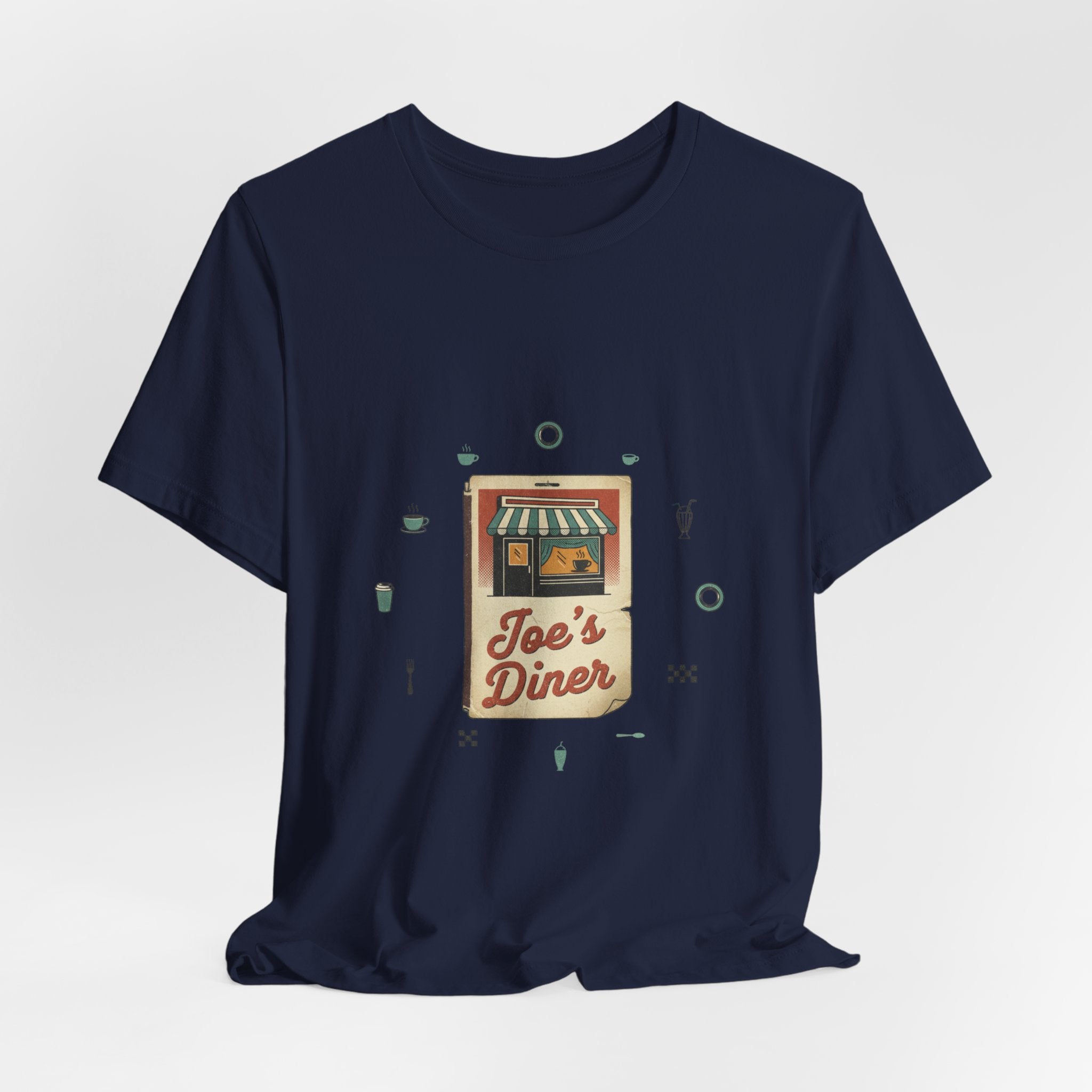 Diner Matchbook Graphic Tee | vintage ephemera art, retro micro ad print