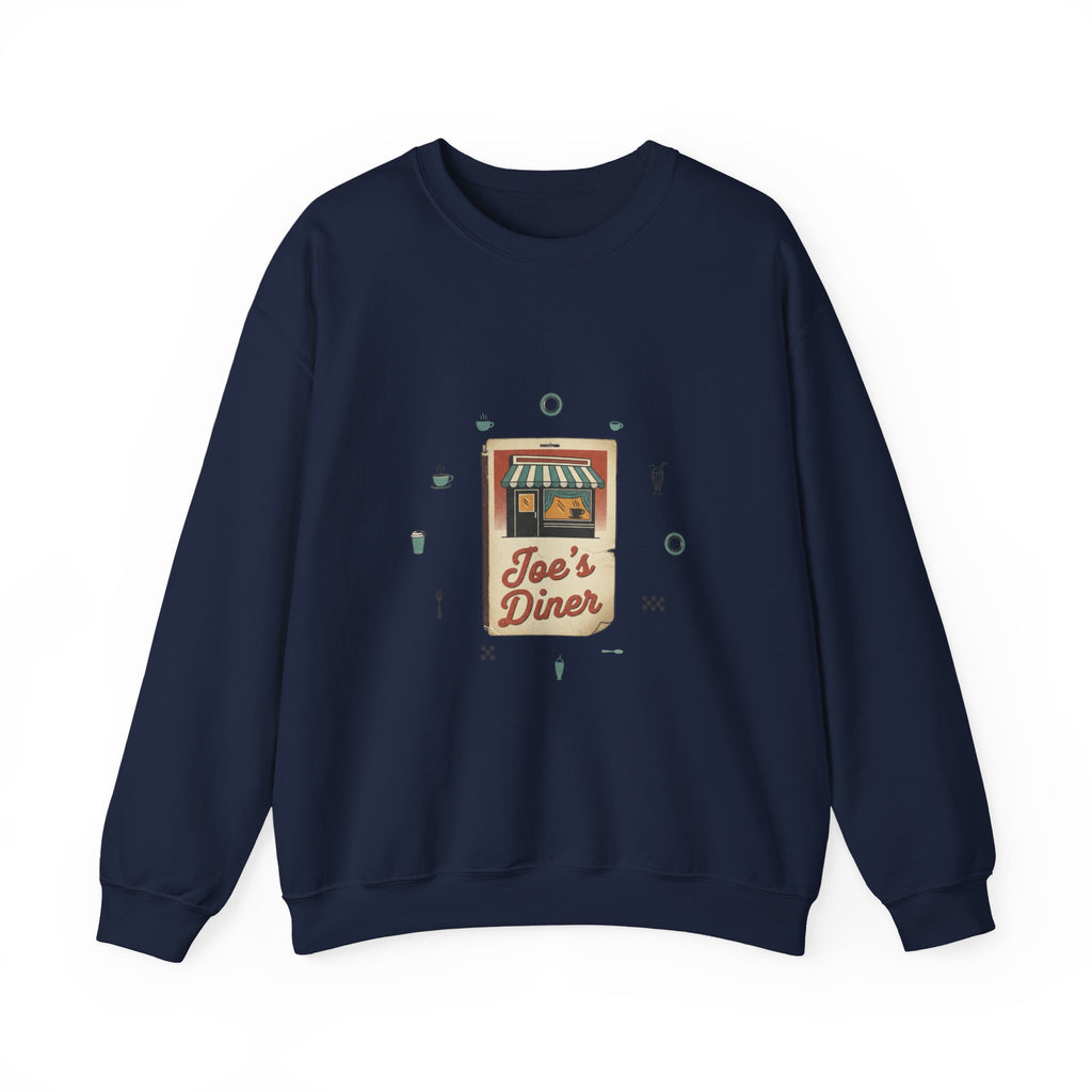 Diner Matchbook Graphic Sweatshirt | vintage ephemera art, retro micro ad print