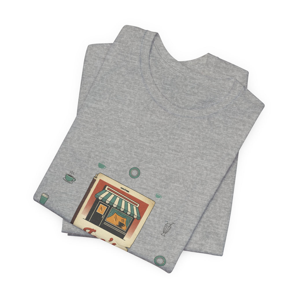 Diner Matchbook Graphic Tee | vintage ephemera art, retro micro ad print