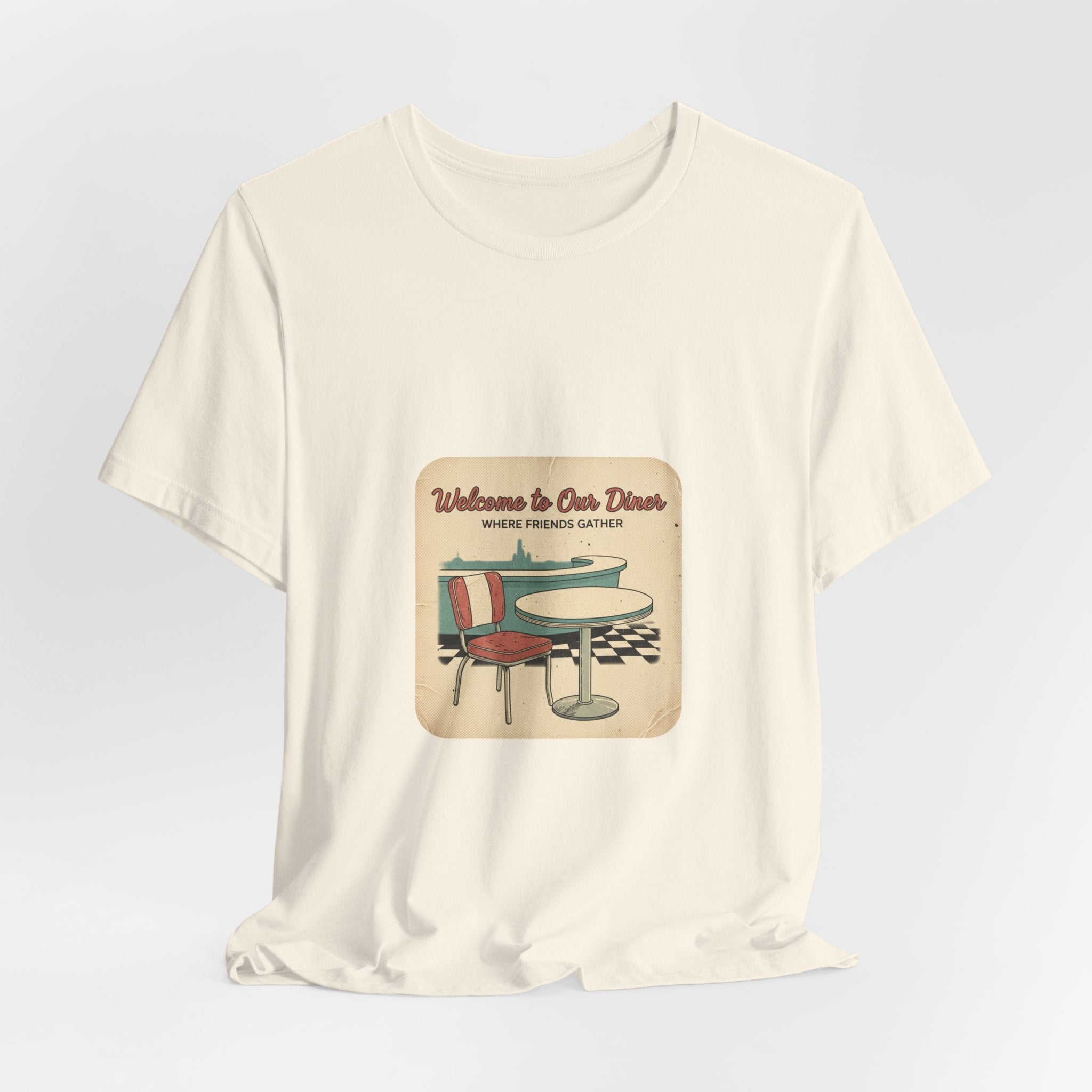 Diner Match Cover Tee | matchbook graphic tee, vintage ephemera art